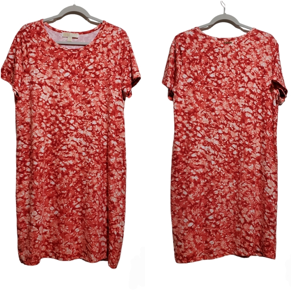MICHAEL Michael Kors Jersey Knit Pullover Dress Size L